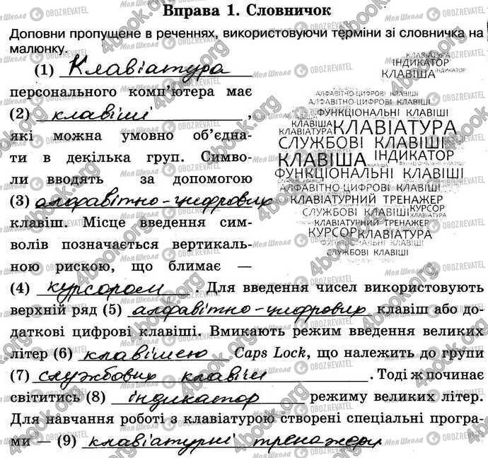 ГДЗ Інформатика 5 клас сторінка Стр.33 Впр.1